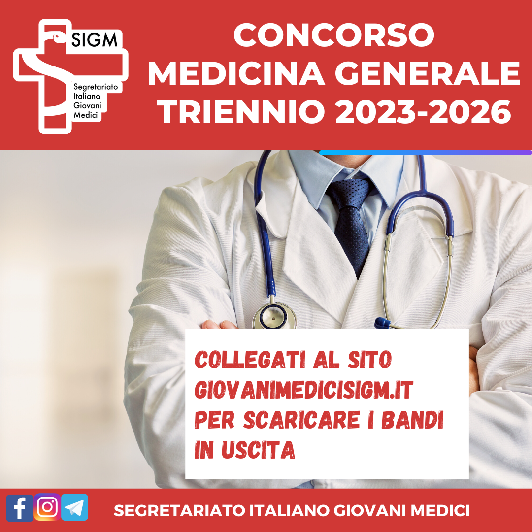 Concorso Medicina Generale 2023 tutti i bandi regionali SIGM